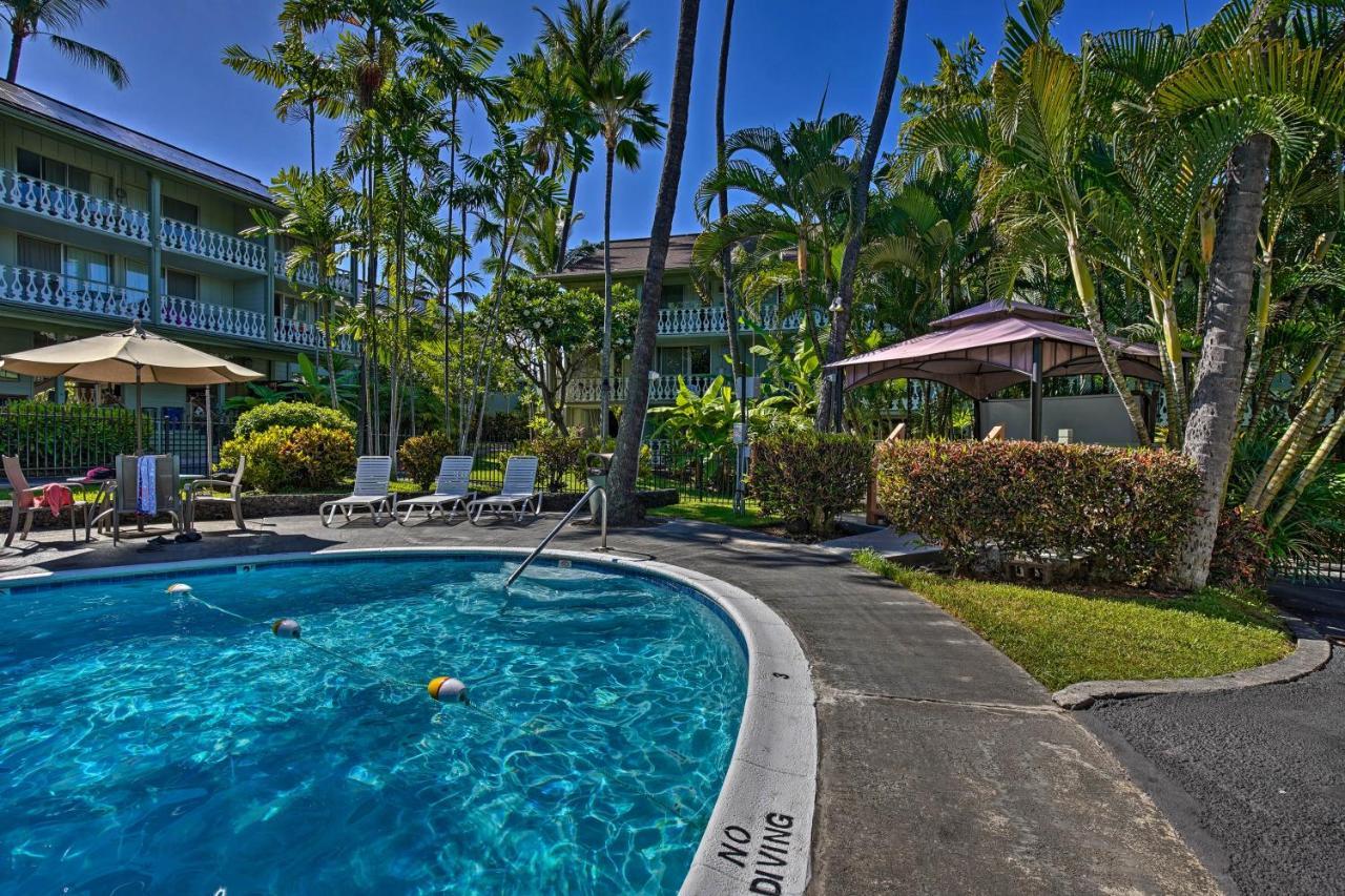 Апартаменти Kailua-Kona Islander Studio Lanai, Community Pool Екстер'єр фото